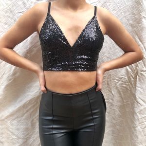 Sparkly Black Top from H&M